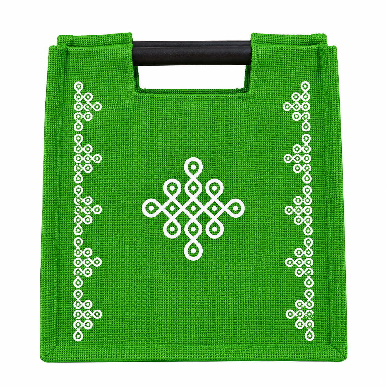 Kolam Jute Bag Green